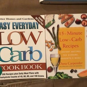 TWO Popular Low Carb Keto Cookbooks EUC